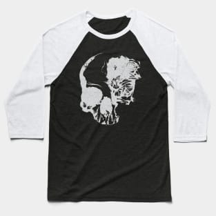 Floral Skull V1 Baseball T-Shirt